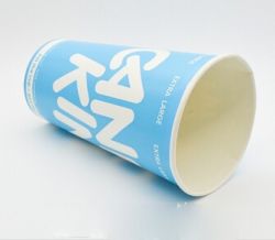 Disposable double wall paper cups and coffee cups